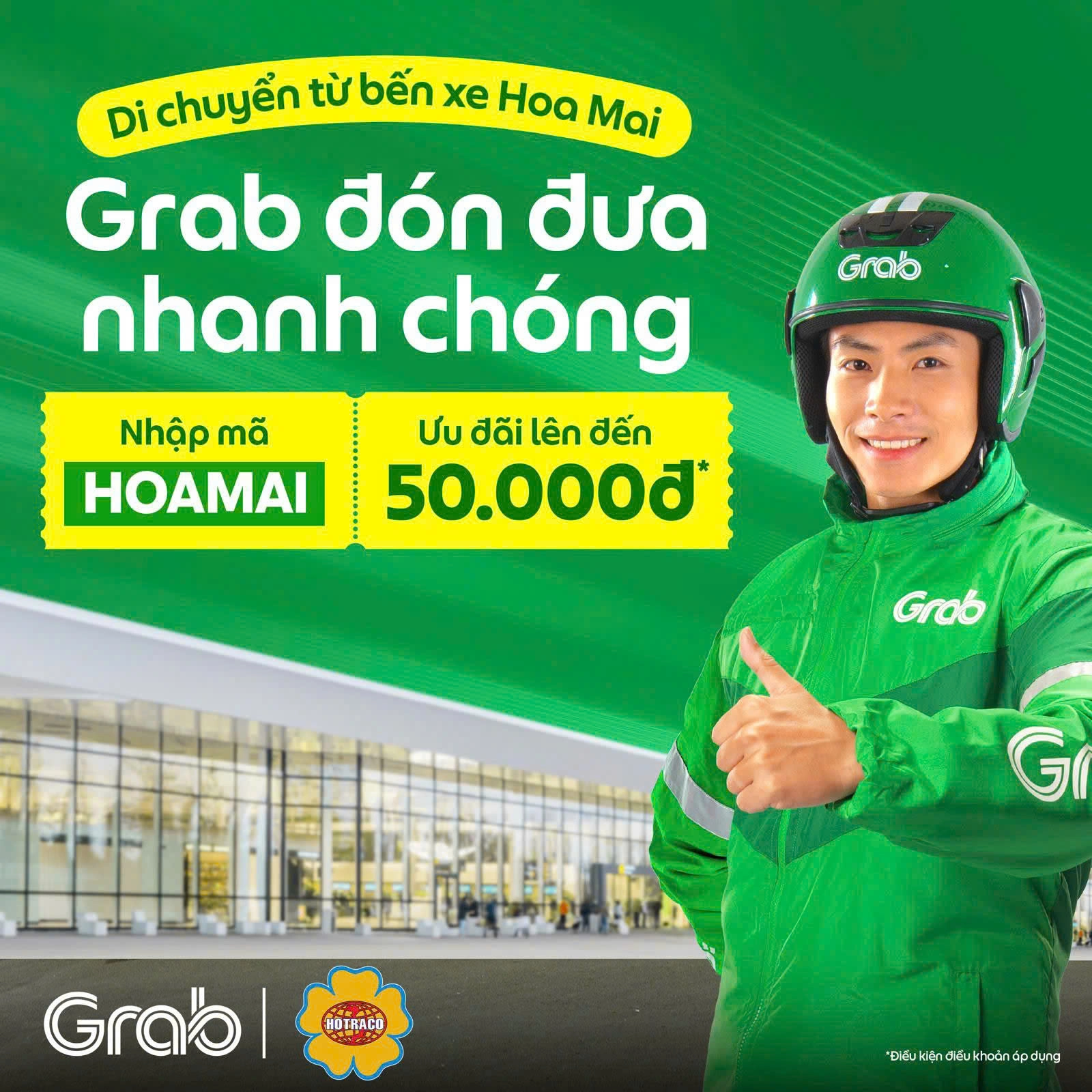 Read more about the article 🚗 Đi nhà xe Hoa Mai – Grab đến đón ngay